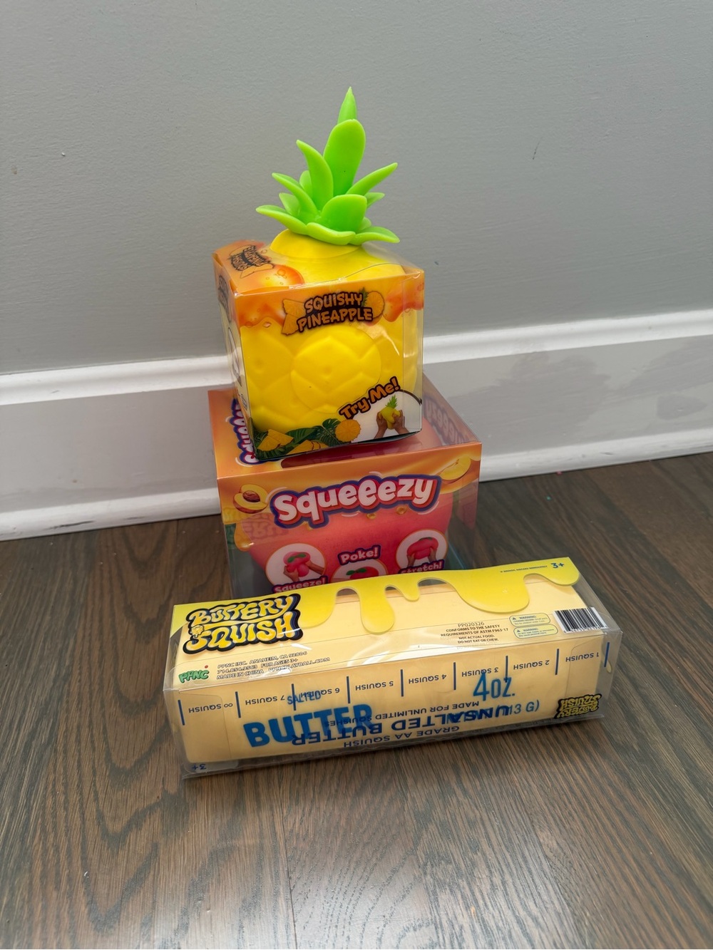 NEW Squeezy Bundle Pineapple, Butter and Peach
